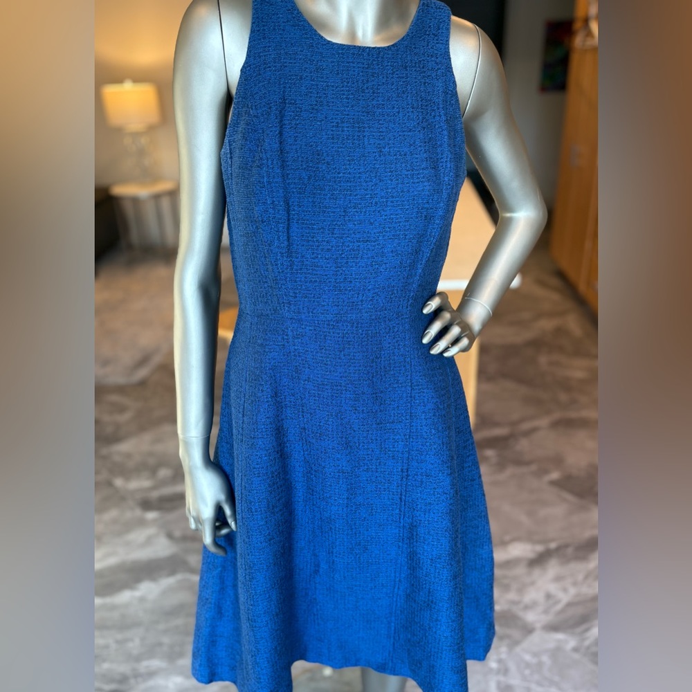 Banana Republic Blue Halter Midi Dress for Cocktail